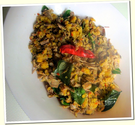 Banana Flower / Vazhaipoo Usili Recipe Chitra's Food Book